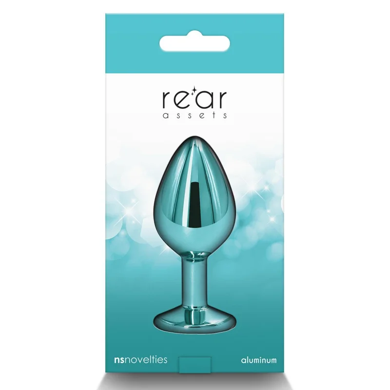 Rear Assets - Medium Anal Plug - Teal product.details.thumbnail 2