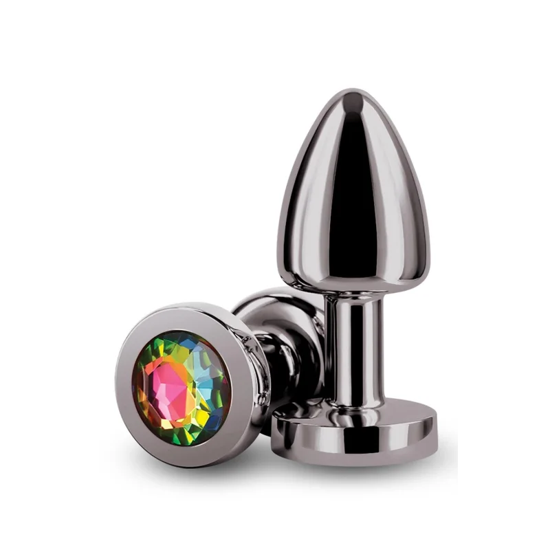 Rear Assets – Petite Anal Plug – Gunmetal Rainbow - Ns Novelties Pleasure Gear