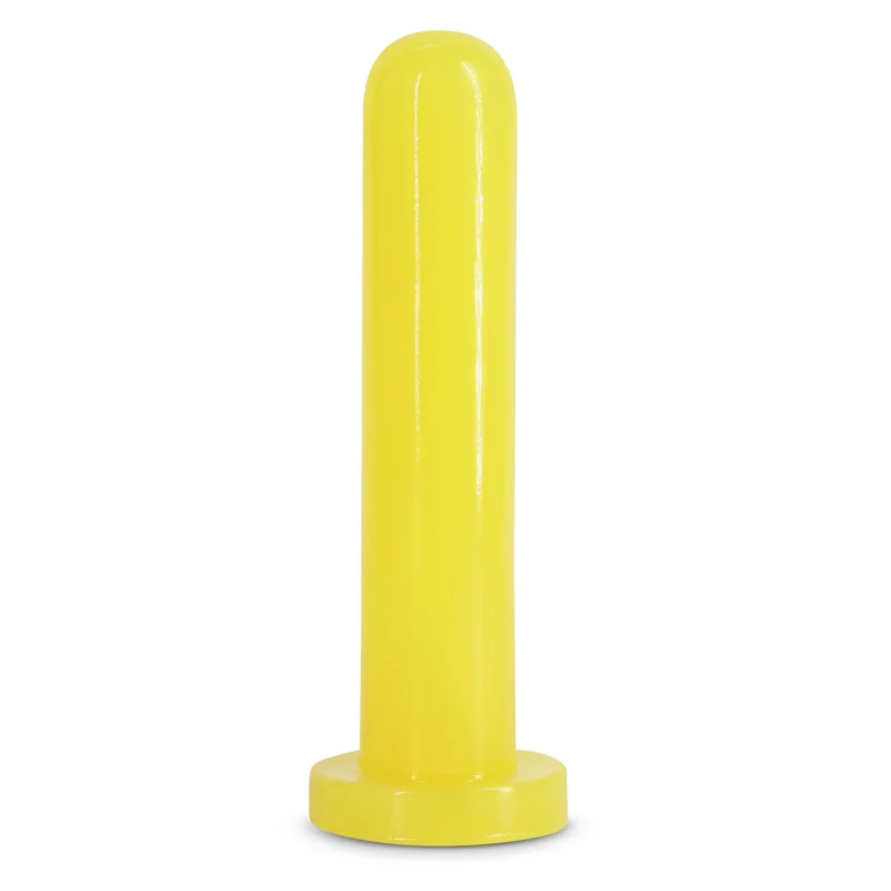 Firefly Thrill - Glow In The Dark Suction Cup Dildo - Yellow - 20 Cm - Ns Novelties Realistic Dildos