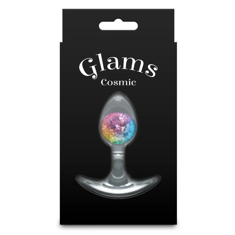 Cosmic Glams - Plug Small - Liquid Silicone Anal Plug With Glass Marble product.details.thumbnail 2