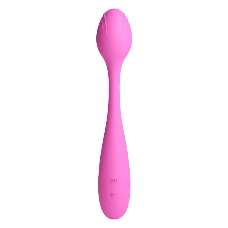 Pretty In Pink - Rosé - Δονητής Σιλικόνης Διπλού Μοτέρ - Επαναφορτιζόμενος