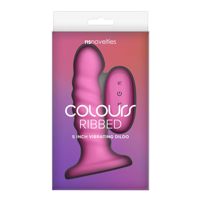 Colours Ribbed - Δονούμενο Ομοίωμα 15 Cm - Ροζ product.details.thumbnail 3
