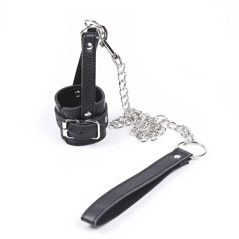 Cock Ring With Metal Leash Chain product.details.thumbnail 2