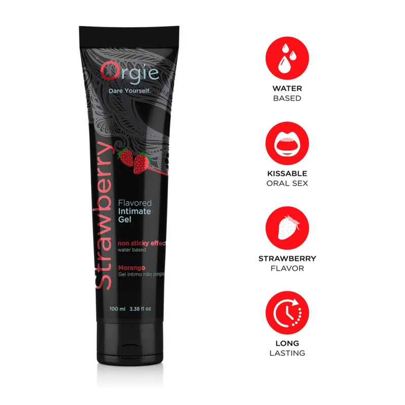 Lube Tube Strawberry - Water-based Lubricant - 100 Ml product.details.thumbnail 1