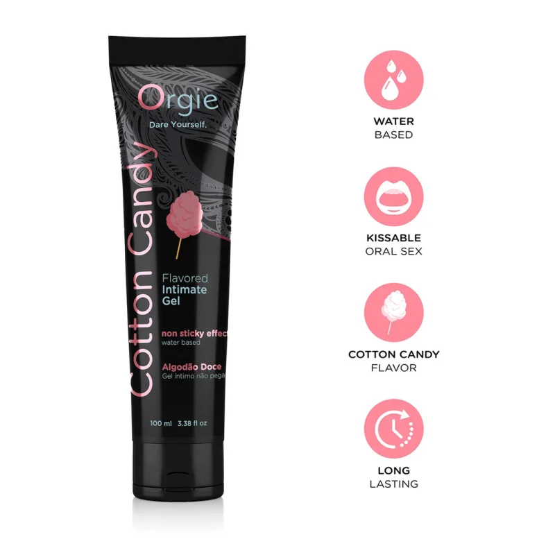 Lube Tube Cotton Candy - Edible Water-based Lubricant - 100 Ml product.details.thumbnail 1