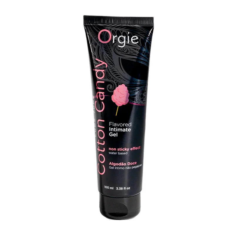 Lube Tube Cotton Candy - Edible Water-based Lubricant - 100 ml - Orgie Related Products