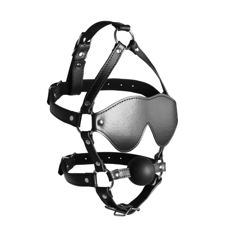 Head Harness με Μάσκα Ματιών και Στέρεο Φίμωτρο Μπάλας product.details.thumbnail 3