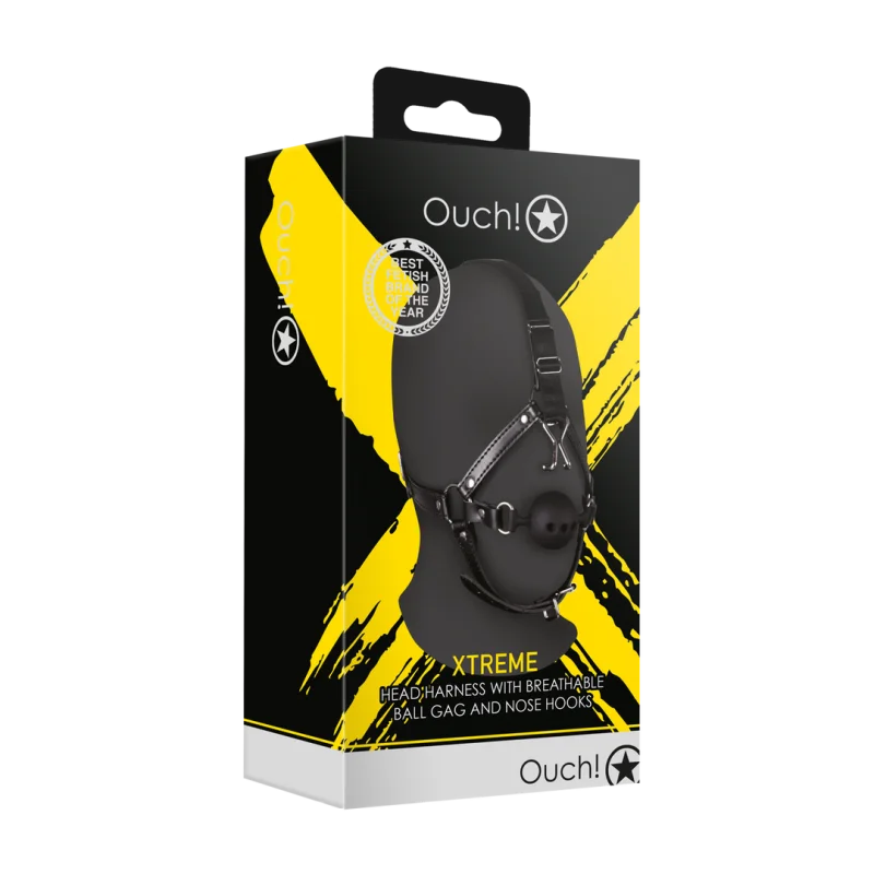 Head Harness με Φίμωτρο Μπάλας και Γάντζους Μύτης product.details.thumbnail 1