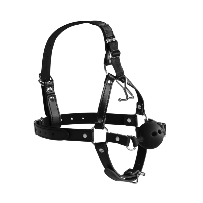 Head Harness με Φίμωτρο Μπάλας και Γάντζους Μύτης product.details.thumbnail 3