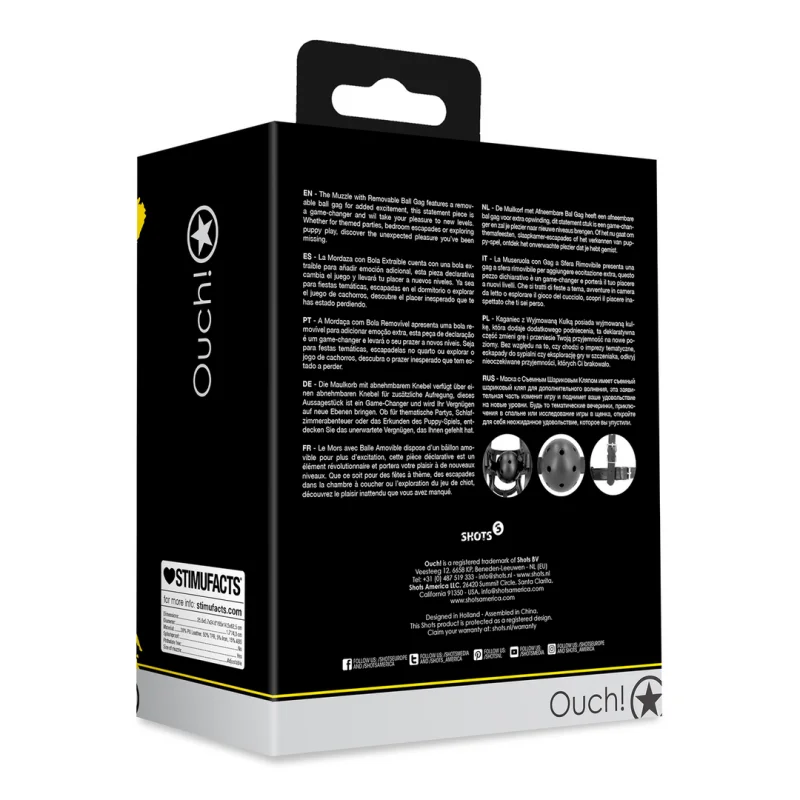 Muzzle με Αφαιρούμενο Φίμωτρο Μπάλας product.details.thumbnail 3