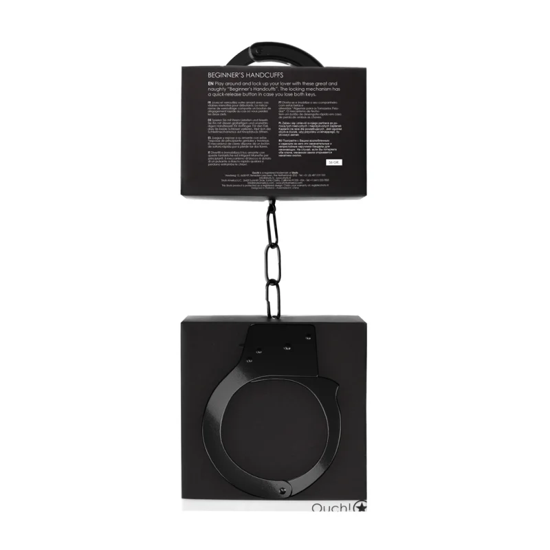 Beginner's Handcuffs - Χειροπέδες για Αρχάριους - Μαύρο product.details.thumbnail 2