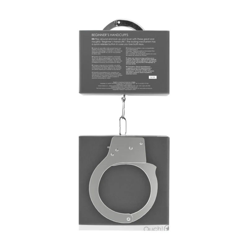 Beginner's Handcuffs - Χειροπέδες για Αρχάριους - Ασημί product.details.thumbnail 2