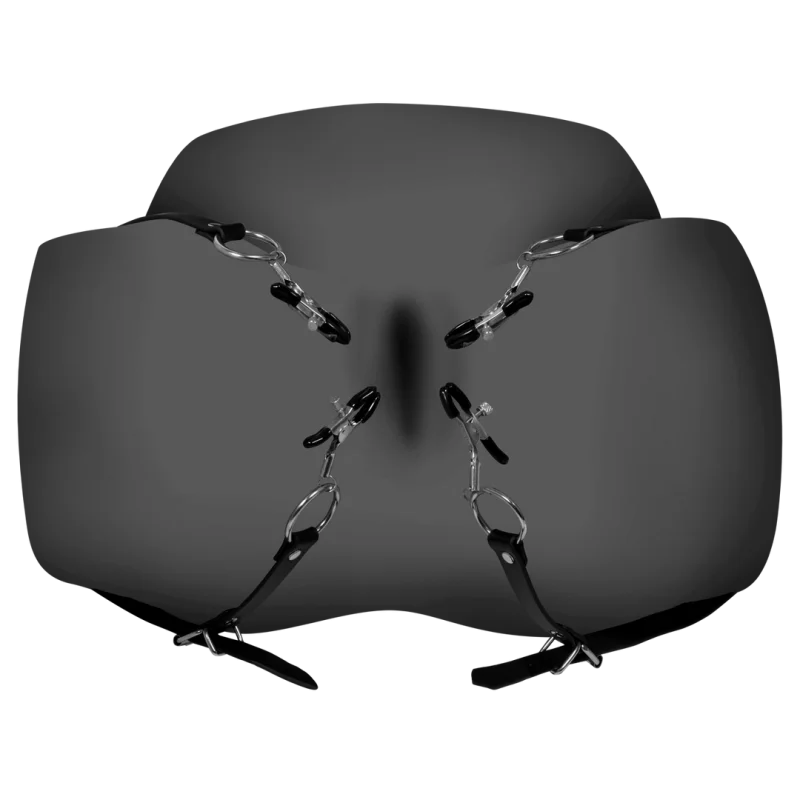 Διαστολέας Αιδοίου με Πιαστράκια και Ρυθμιζόμενους Ιμάντες - Ouch! By Shots Σχετικά Προϊόντα