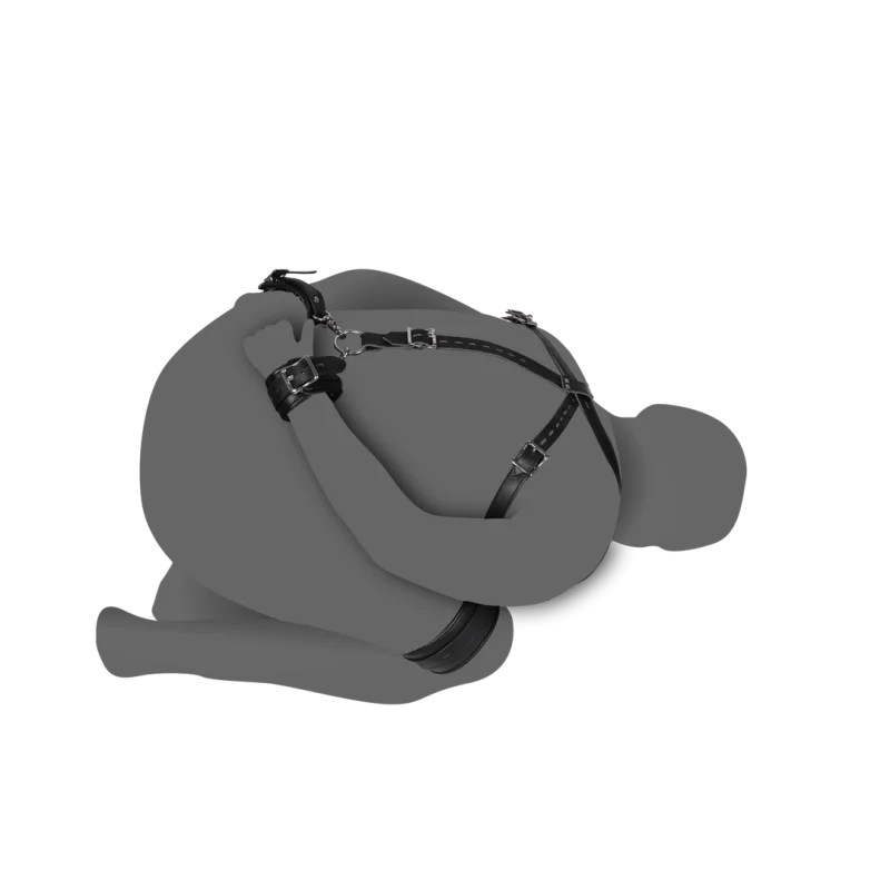 Body Harness With Thigh And Hand Cuffs - S/xl product.details.thumbnail 2