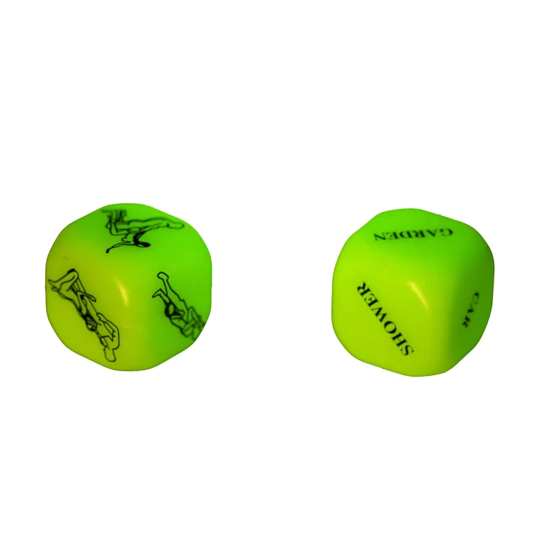 Glow In The Dark Love Dice Kamasutra Set - Ζάρια Έρωτα για Ζευγάρια
