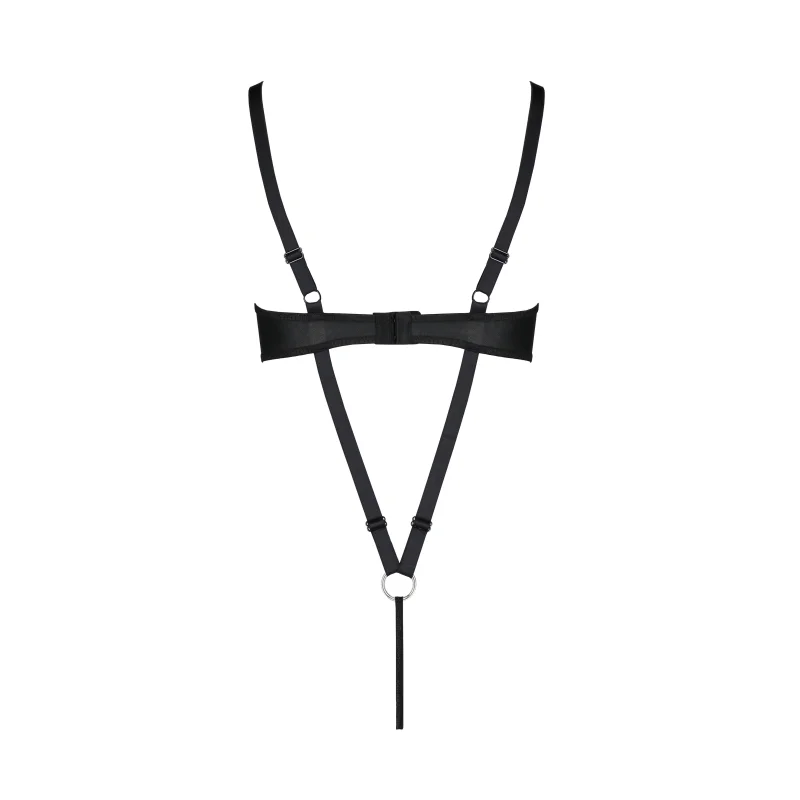 Celine Bodysuit - Leatherette Open Cup Bodysuit - S/m product.details.thumbnail 3