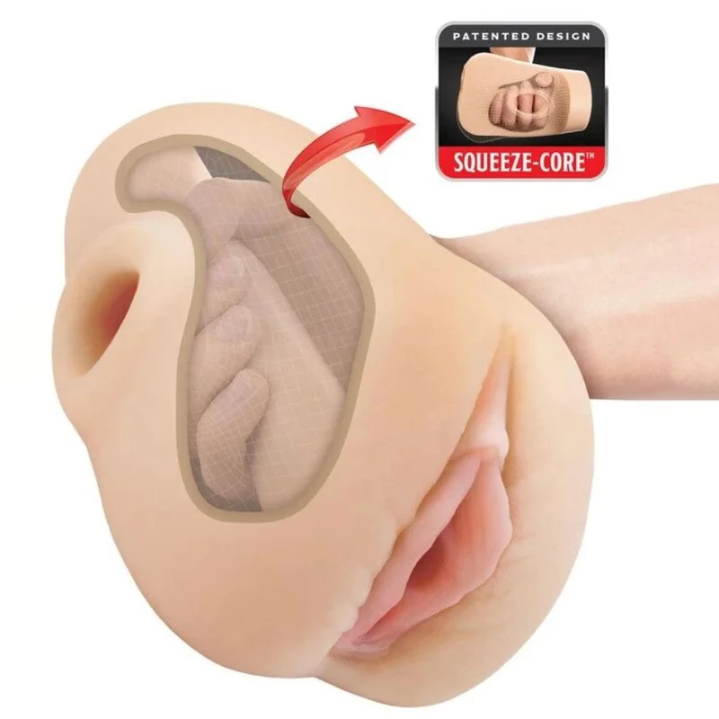 Pussy Pounder - Squeeze Vaginal Masturbator 18 Cm