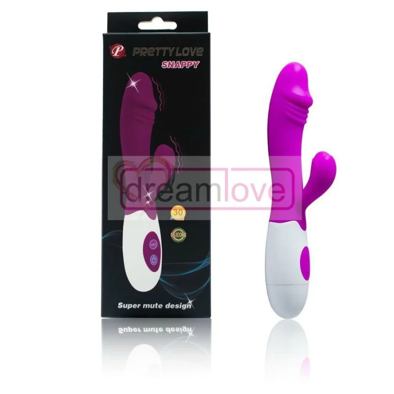 Flirtation Snappy - Δονούμενο Rabbit Διπλής Διέγερσης - Μωβ product.details.thumbnail 2