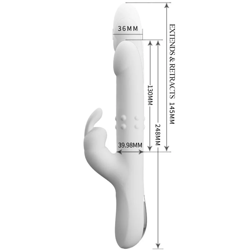 Reese - Rotating Rabbit Vibrator With Thrusting product.details.thumbnail 4