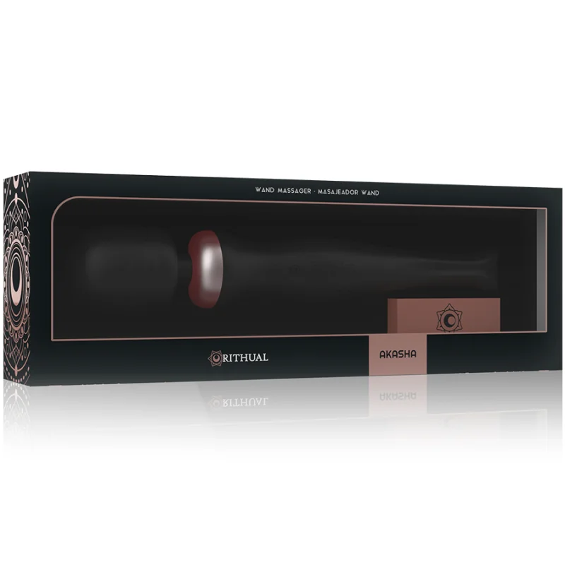 Akasha Wand 2.0 - Rechargeable Wand Massager - Black product.details.thumbnail 4
