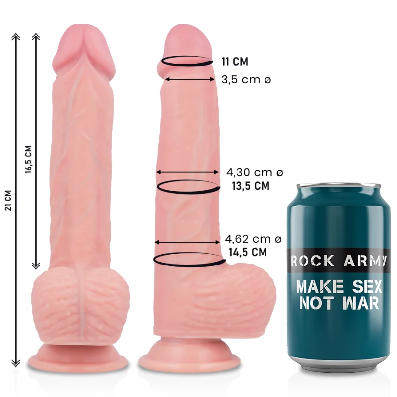 Spitfire - Liquid Silicone Premium  Realistic Dildo - 21 Cm product.details.thumbnail 1