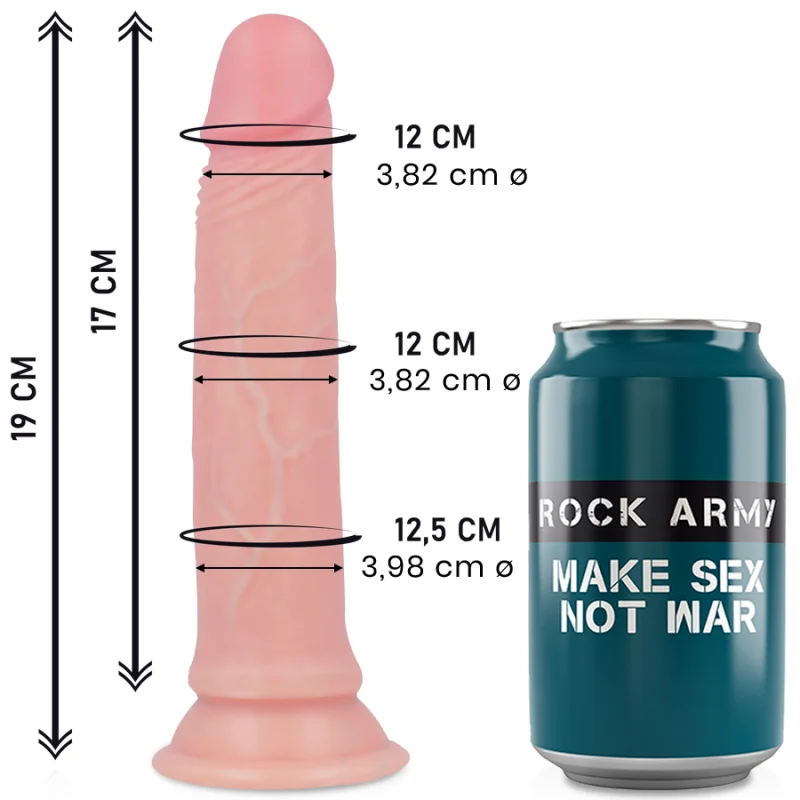 ROCKARMY – Liquid Silicone Avenger Realistic Dildo 19 cm - Rock Army Related Products