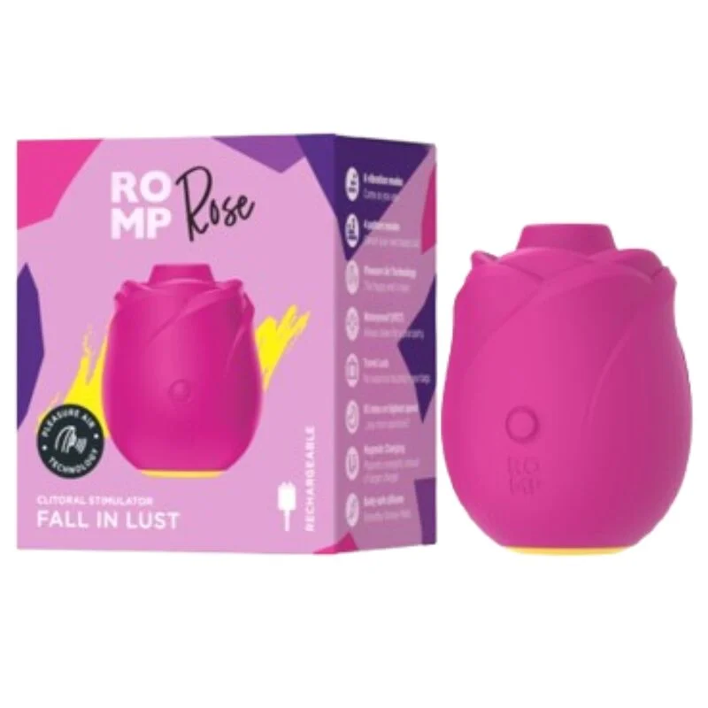 Rose - Clitoral Air Pulse Stimulator - Pink