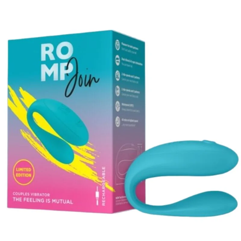 Join - Couples Vibrator For G-spot & Clitoral Stimulation - Tirquoise