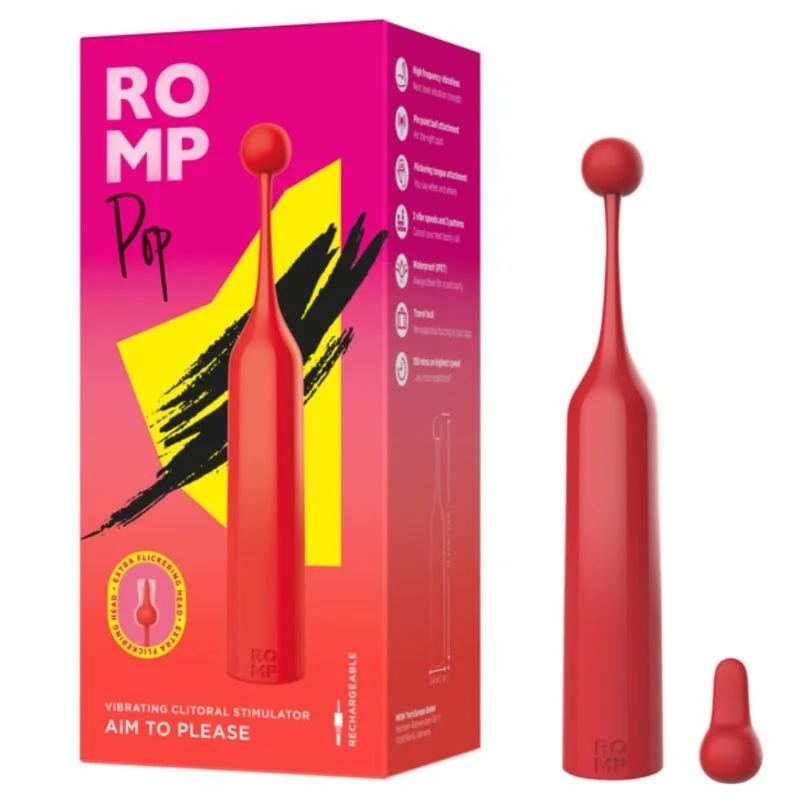 Pop - High-frequency Clitoral Stimulator - Red