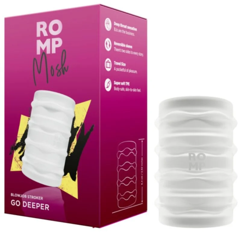Mosh - Transparent Male Masturbator With Reversible Sleeve -  6 Cm product.details.thumbnail 1