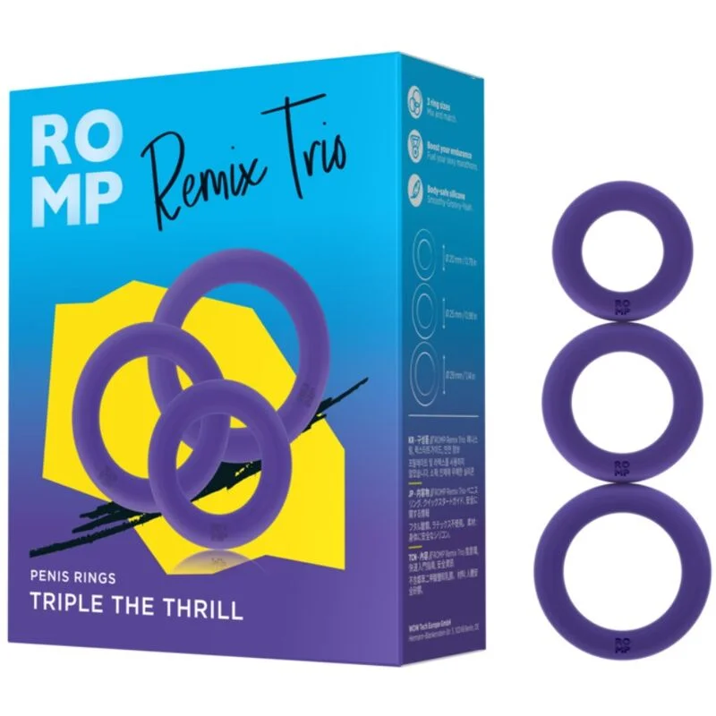Remix Trio - Set Of 3 Silicone Penis Rings