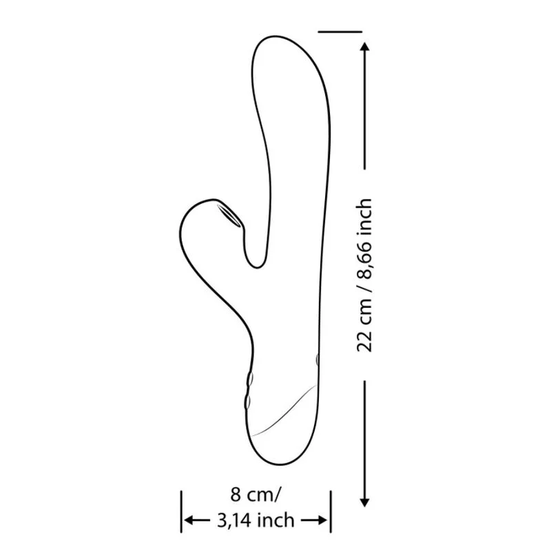 Pulse - Rabbit G-spot Vibrator With Pleasure Air - Blue product.details.thumbnail 3