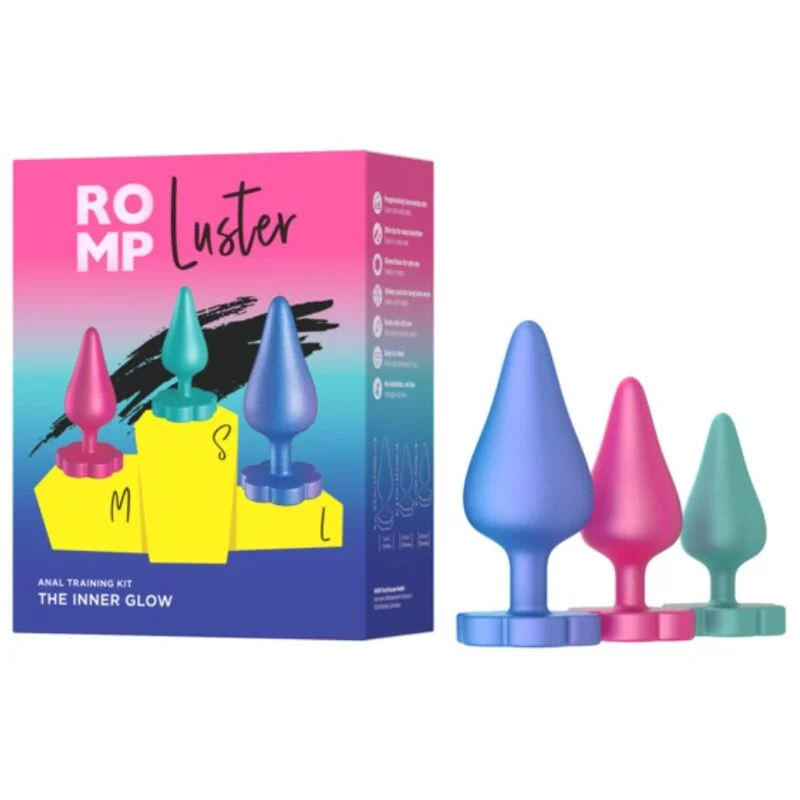 Luster - S/m/l Anal Plug Training Set With Flower-shaped Base product.details.thumbnail 1