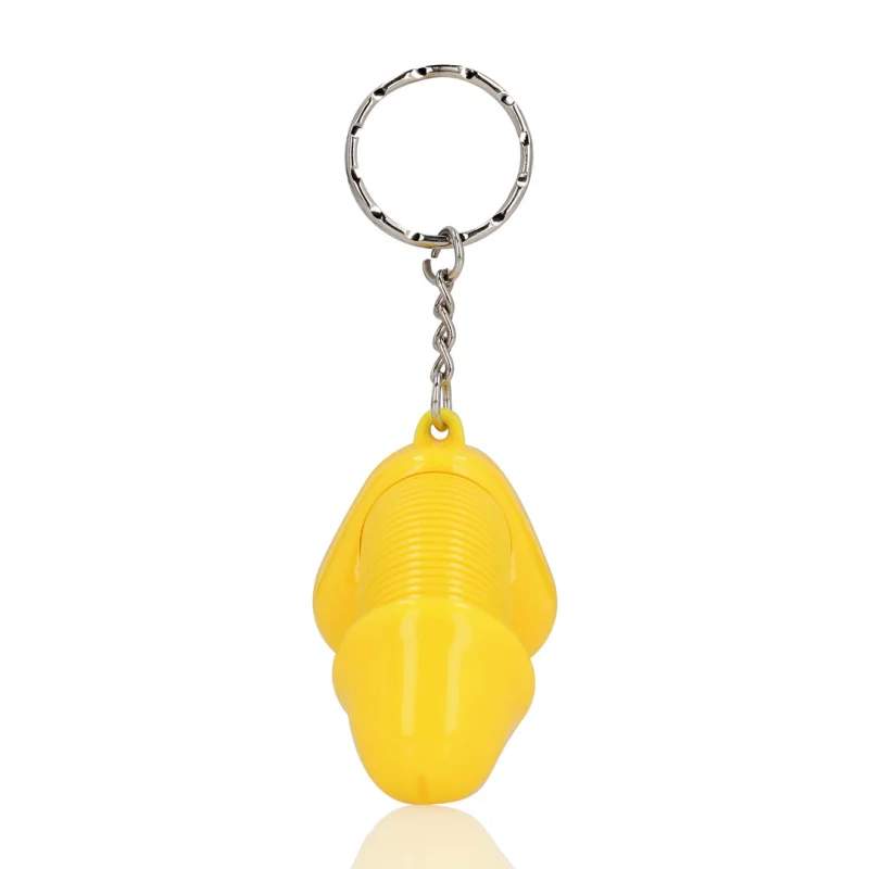 Super Dicky Keychain - Keychain With Moving Decorative Element - Yellow product.details.thumbnail 2