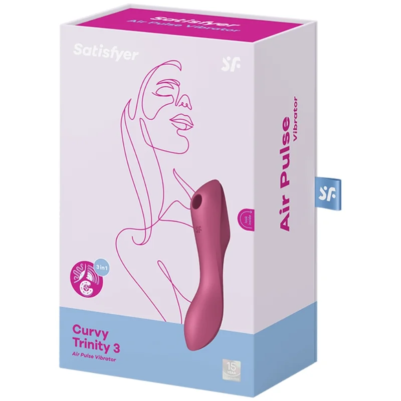 Curvy Trinity 3 Air Pulse Vibrator - Διεγέρτης Κλειτορίδας & Σημείου G product.details.thumbnail 2
