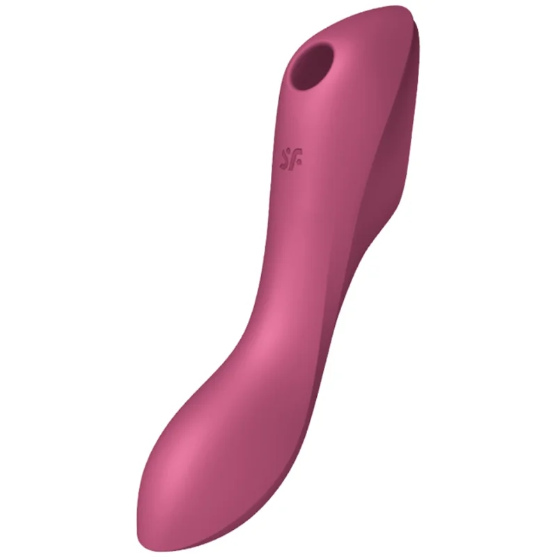 Curvy Trinity 3 Air Pulse Vibrator - Διεγέρτης Κλειτορίδας & Σημείου G - Satisfyer Air Pulse Παιχνίδια για Εκείνη
