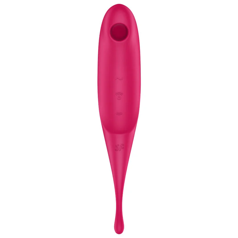 Twirling Pro - Air-pulse Clitoral Stimulator & Vibrator - Red