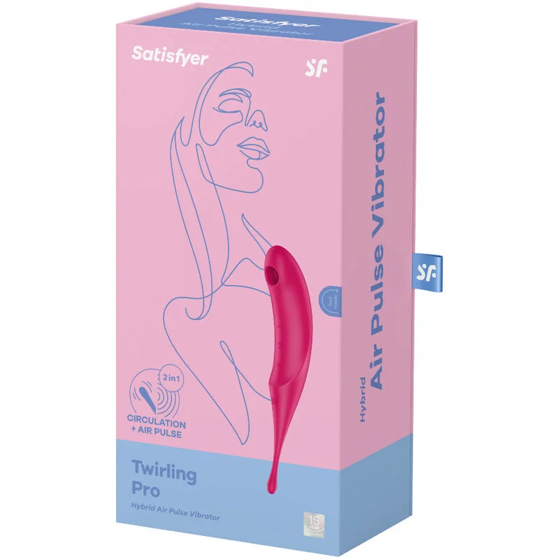 Twirling Pro - Air-pulse Clitoral Stimulator & Vibrator - Red product.details.thumbnail 3