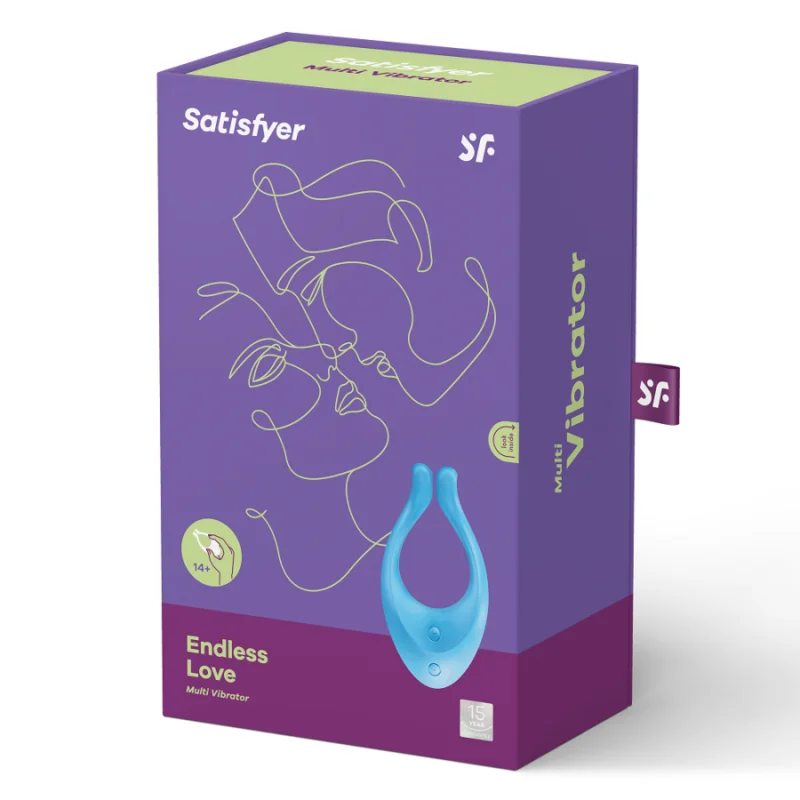 Partner Multifun 1 - Multifunctional 3-motor Couples Vibrator - Blue product.details.thumbnail 1