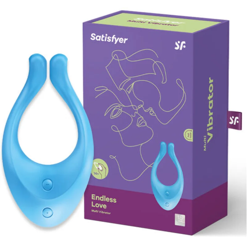 Partner Multifun 1 - Multifunctional 3-motor Couples Vibrator - Blue product.details.thumbnail 2