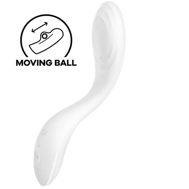 Rrrolling Pleasure - Δονητής G-spot με Κυλιόμενη Μπίλια - Λευκό