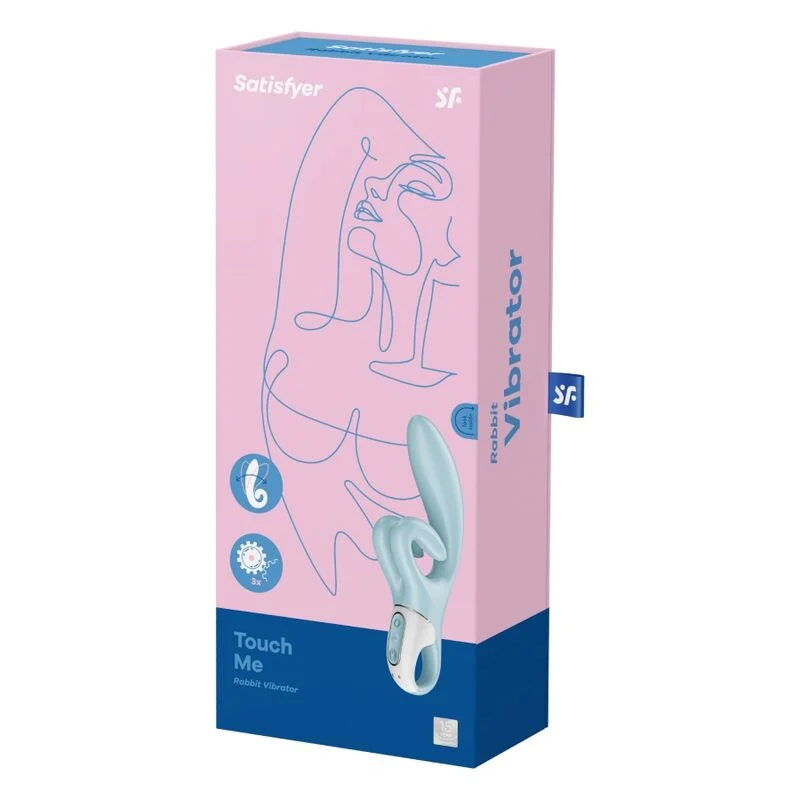 Touch Me - Rabbit Δονητής με 3 Μοτέρ - Μπλέ product.details.thumbnail 4