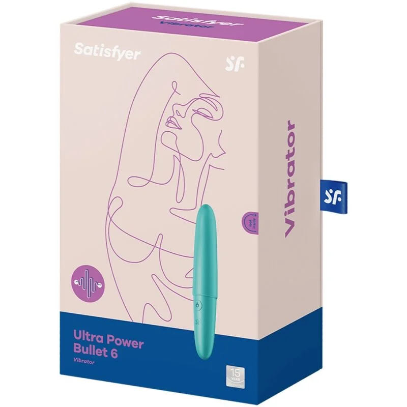 Ultra Power Bullet 6 - Mini Clitoral Bullet Vibrator - Turquoise product.details.thumbnail 2