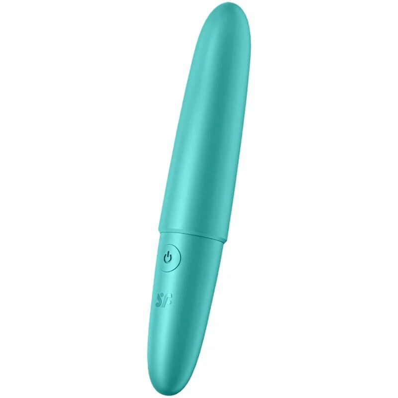 Ultra Power Bullet 6 - Mini Clitoral Bullet Vibrator - Turquoise