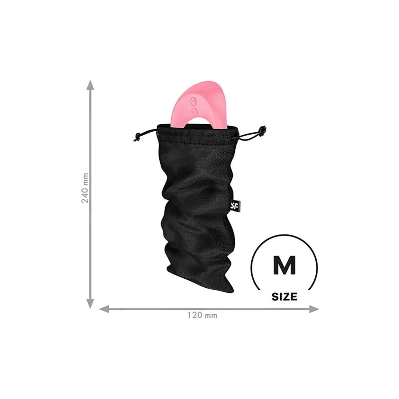 Treasure Bag M - Μαύρη Θήκη Αποθήκευσης Sex Toys - Medium product.details.thumbnail 2