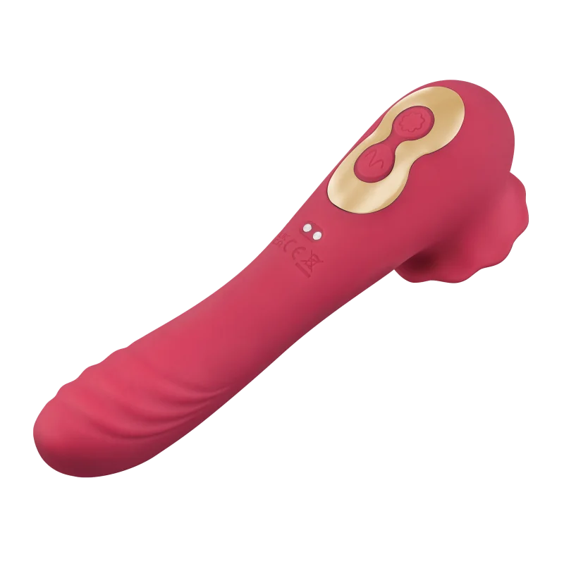 Rosegasm Rose Quake - Dual Ended Tapping Vibe - Pink product.details.thumbnail 2