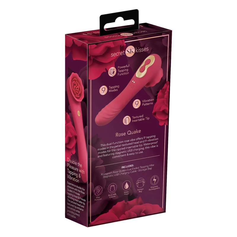 Rosegasm Rose Quake - Dual Ended Tapping Vibe - Pink product.details.thumbnail 3