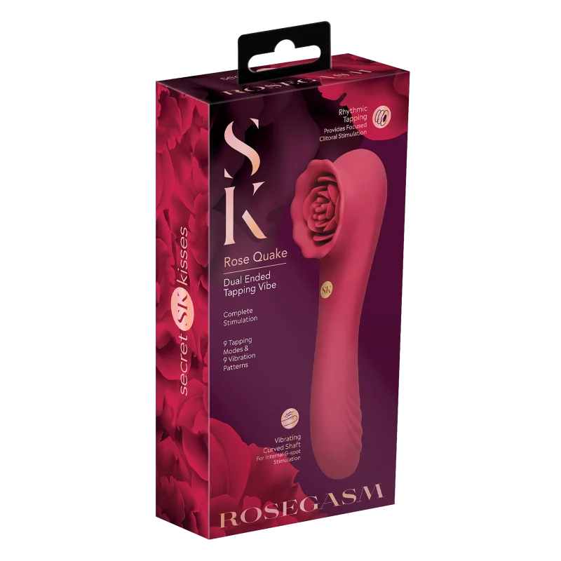 Rosegasm Rose Quake - Dual Ended Tapping Vibe - Pink product.details.thumbnail 4