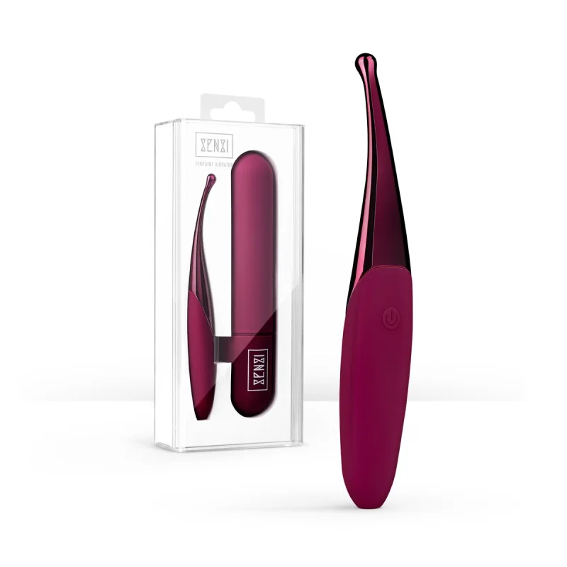 Pinpoint Clitoral Vibrator - Purple - Senzi Pleasure Gear
