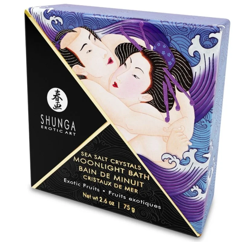 Exotic Purple - Flavored Bath Salts - 75 g - Shunga Bath Experience Related Products